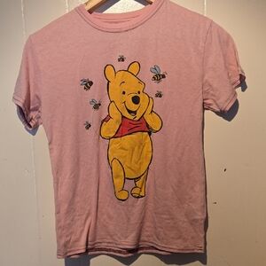 Disney Pink Winnie the Pooh Short Sleeve Tee